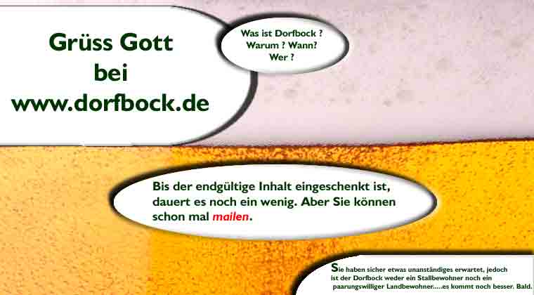 Grüss Gott bei Dorfbock.de